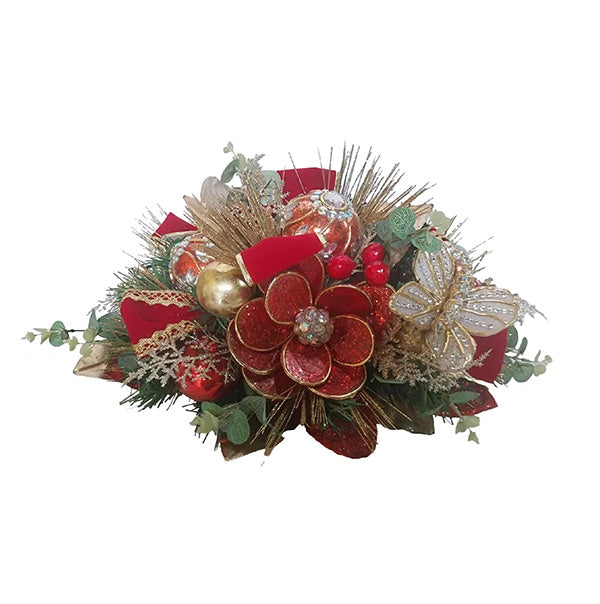 Fiori natalizi Artificiali, Centrotavola natalizio