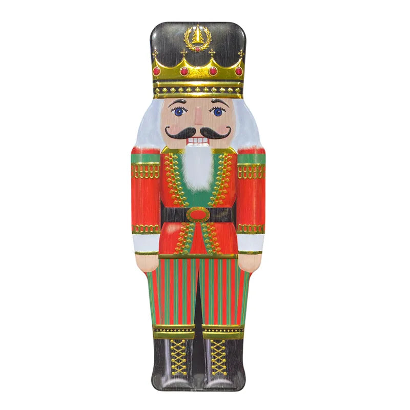 Scatola Latta Schiaccianoci contenitore decorativo natalizio a forma di soldato guardiano - DeMatteis.it