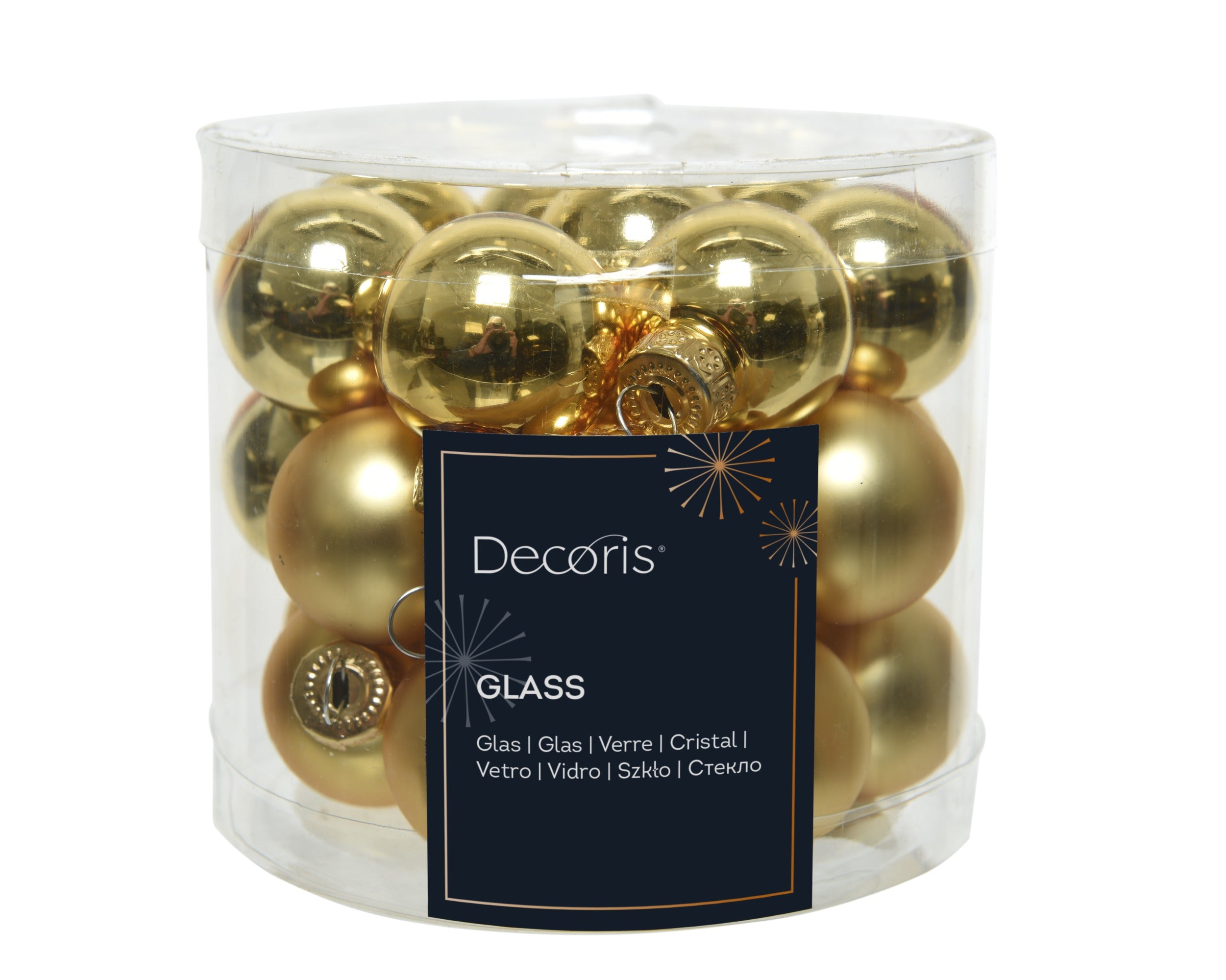 Palline Di Natale Oro 2,5 Cm