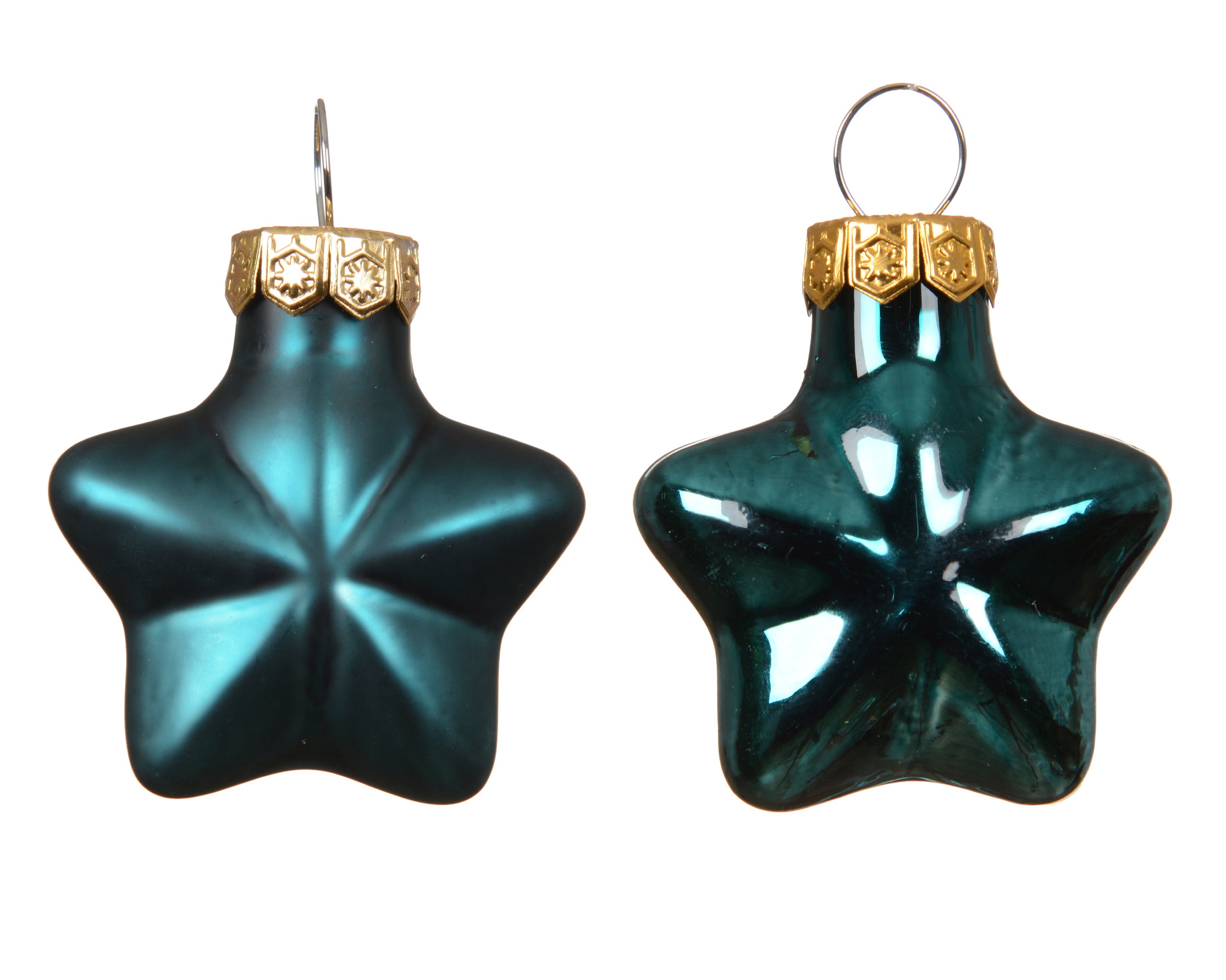 Box 12 Stelle Vetro 2x4,5x4 Cm Emerald