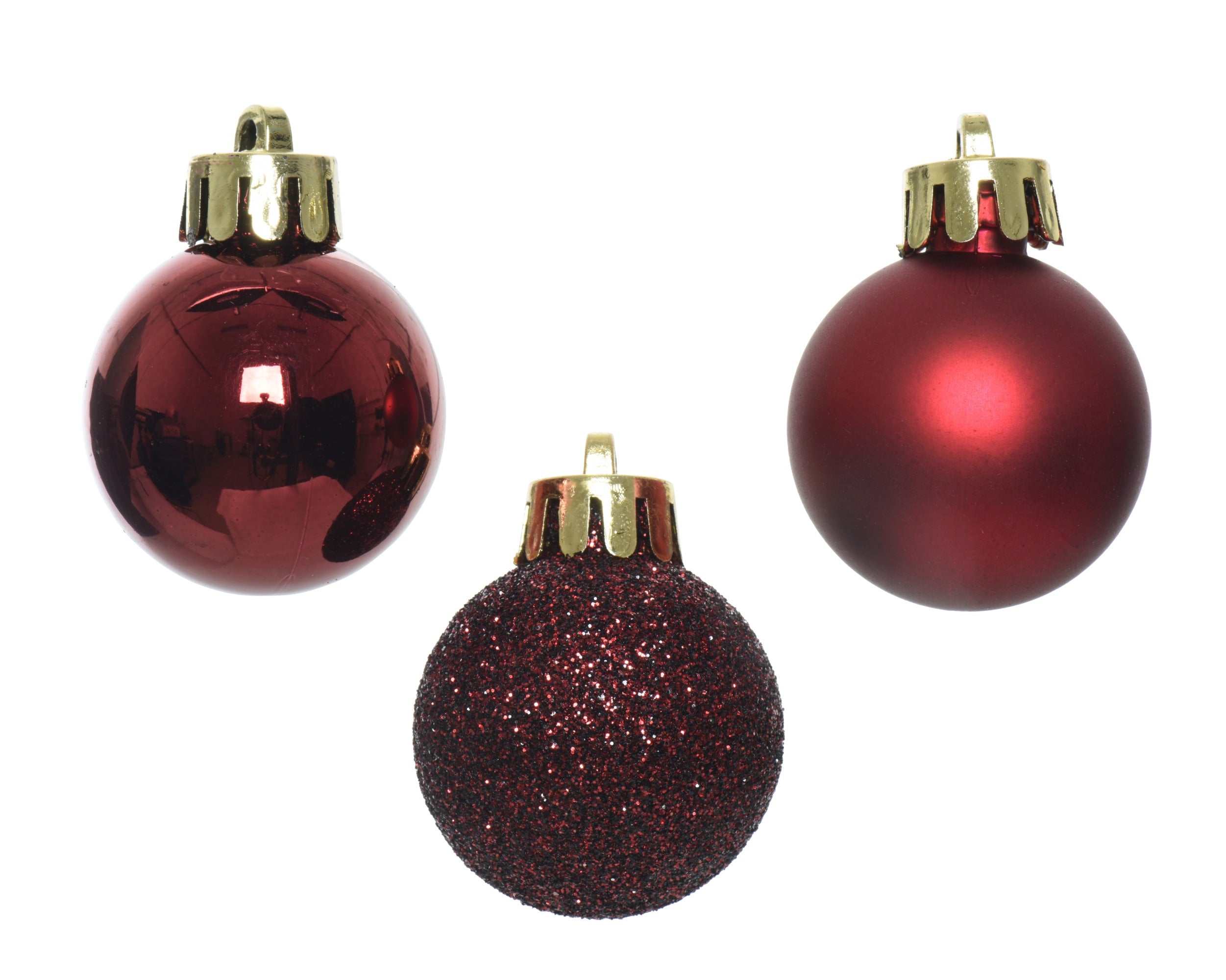 Tubo Palline Di Natale Bordeaux
