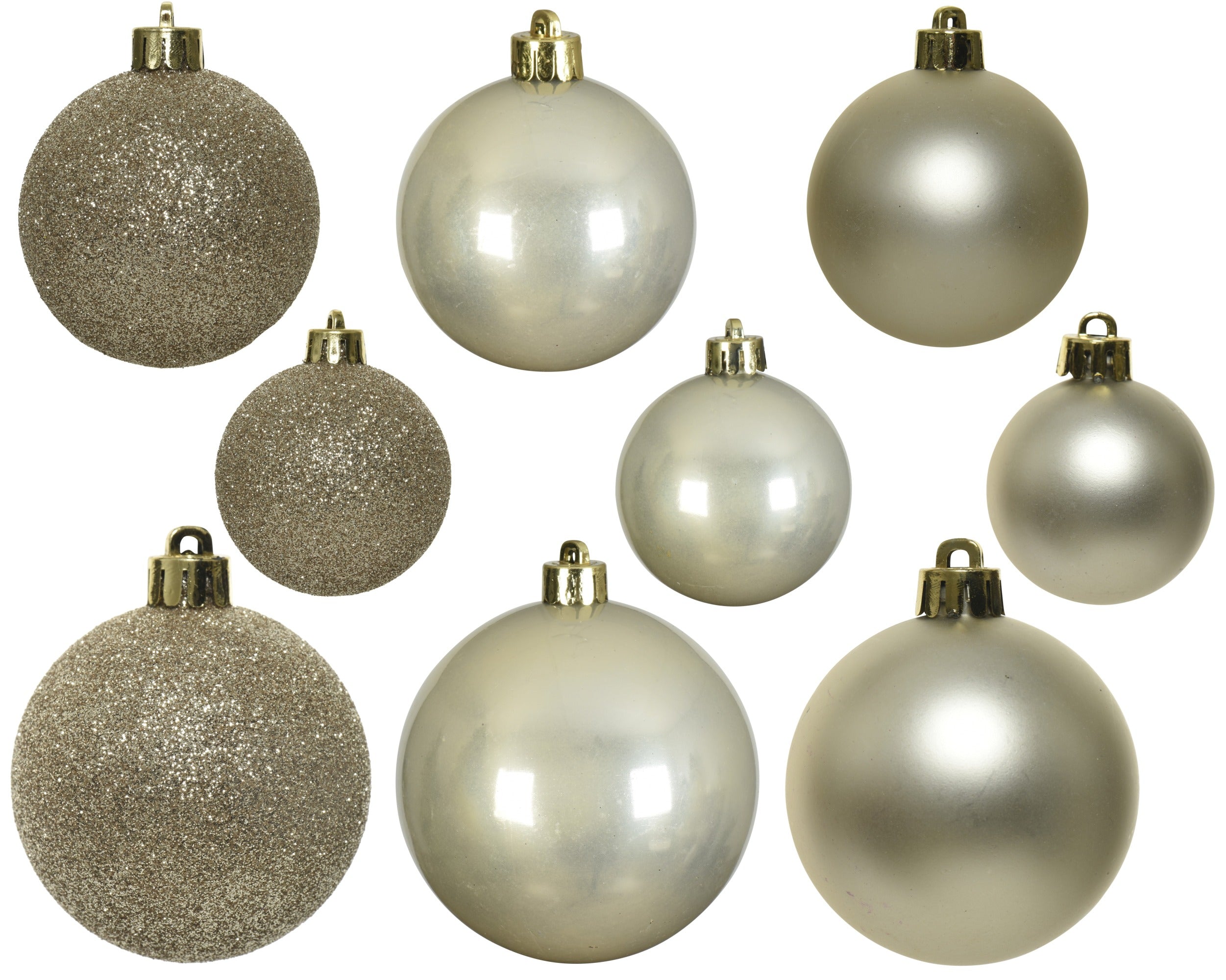 Palline Albero Di Natale Bianco Perla