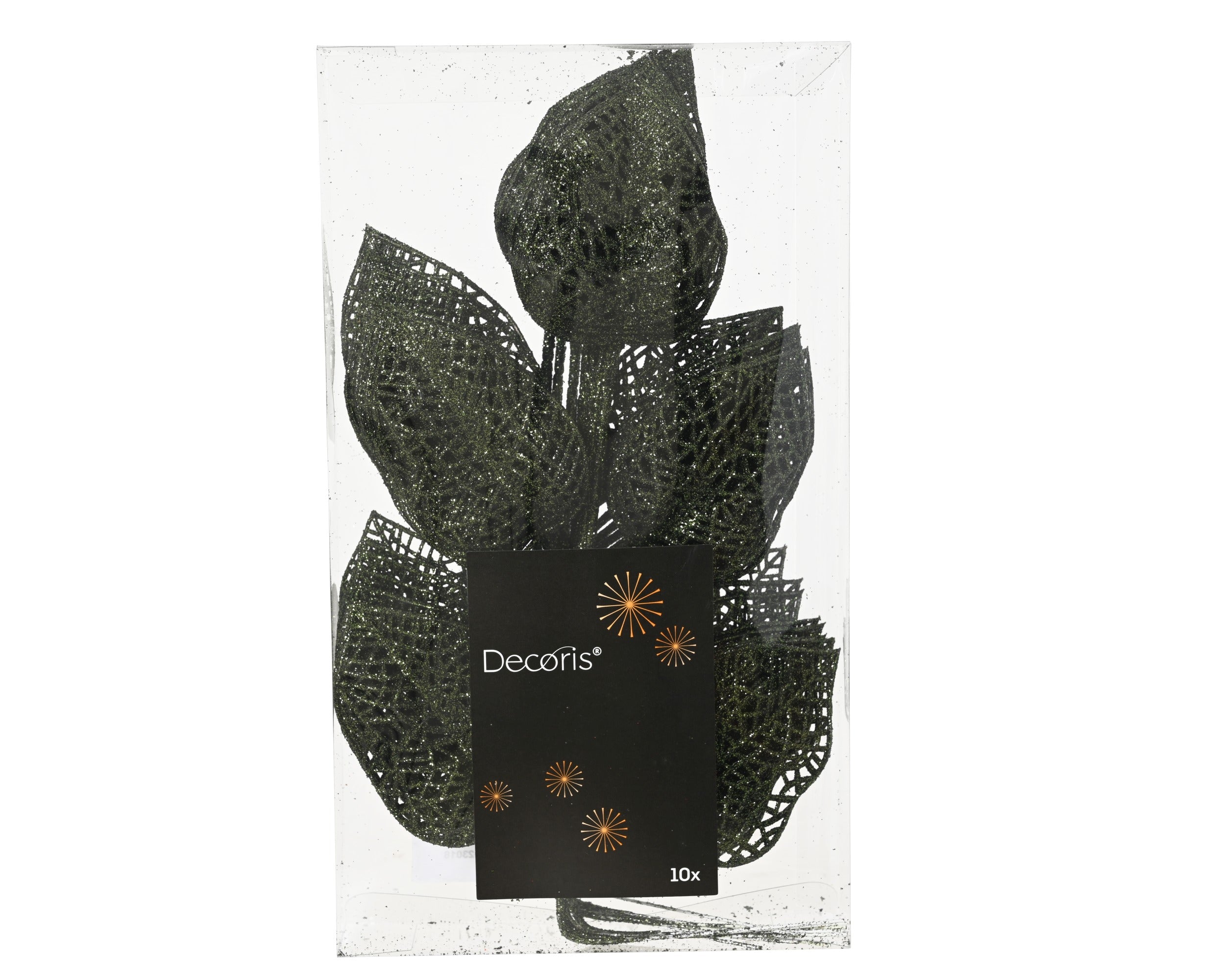 Box 10 Rami Foglie 16x36 Cm Pine Green