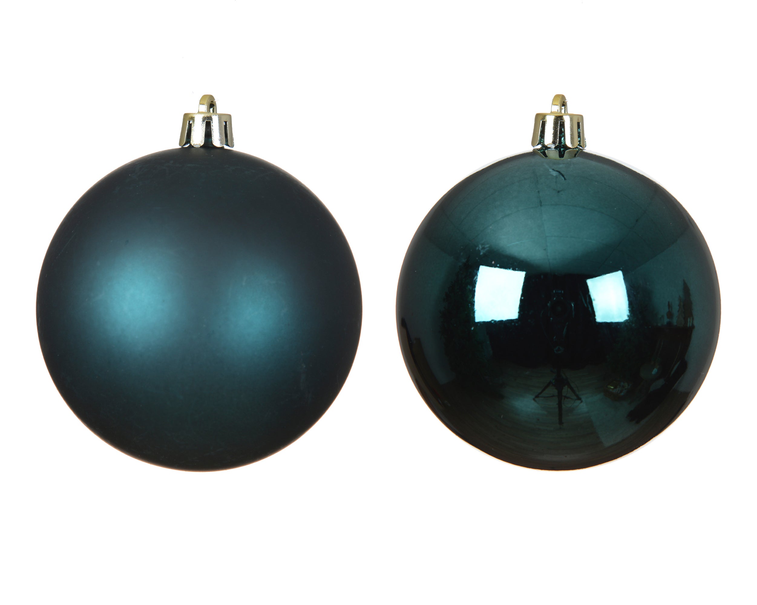 Box 4 Palle Di Natale D 10 Cm Emerald
