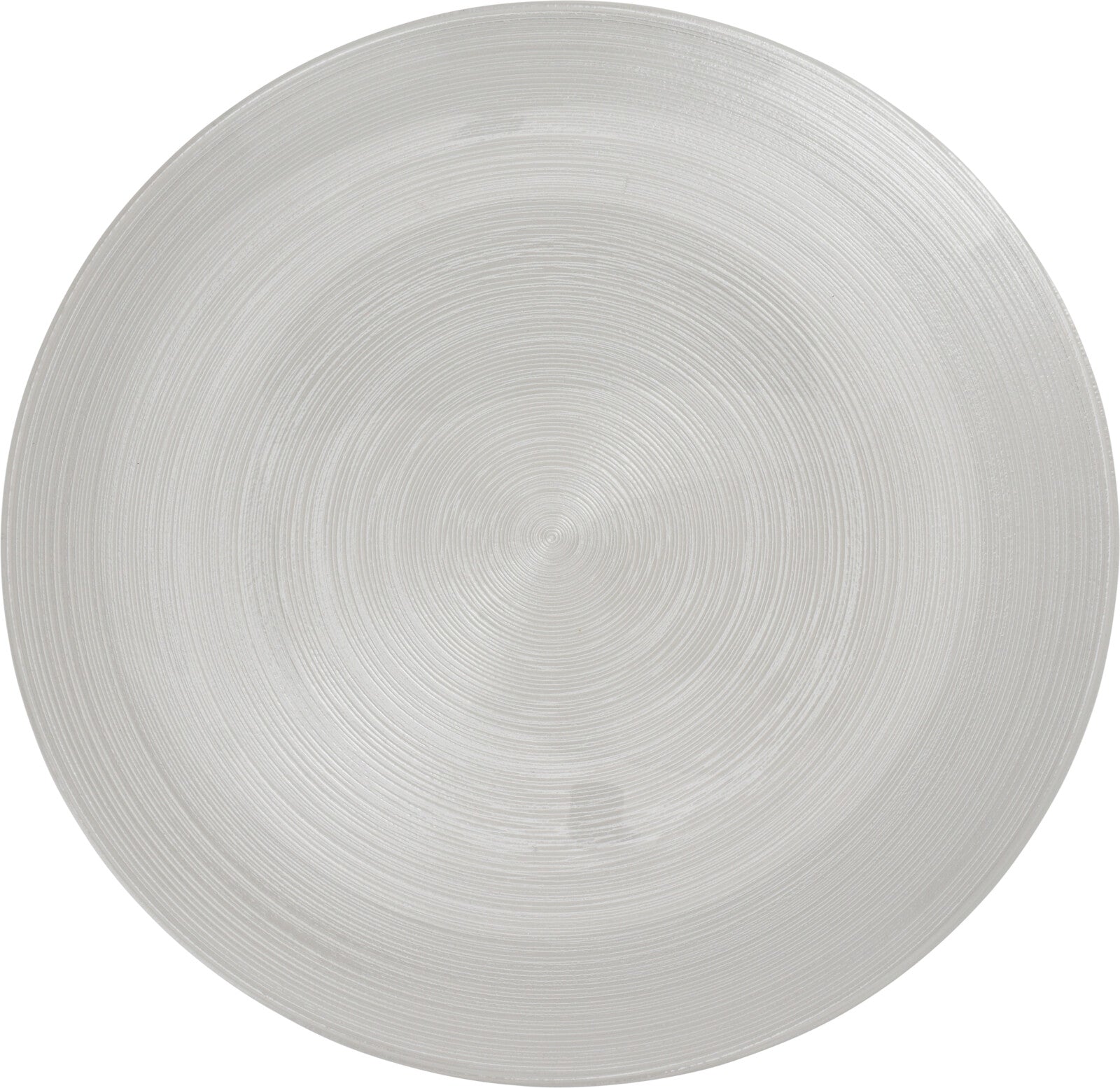 Piatto Vetro Bianco D 28 Cm