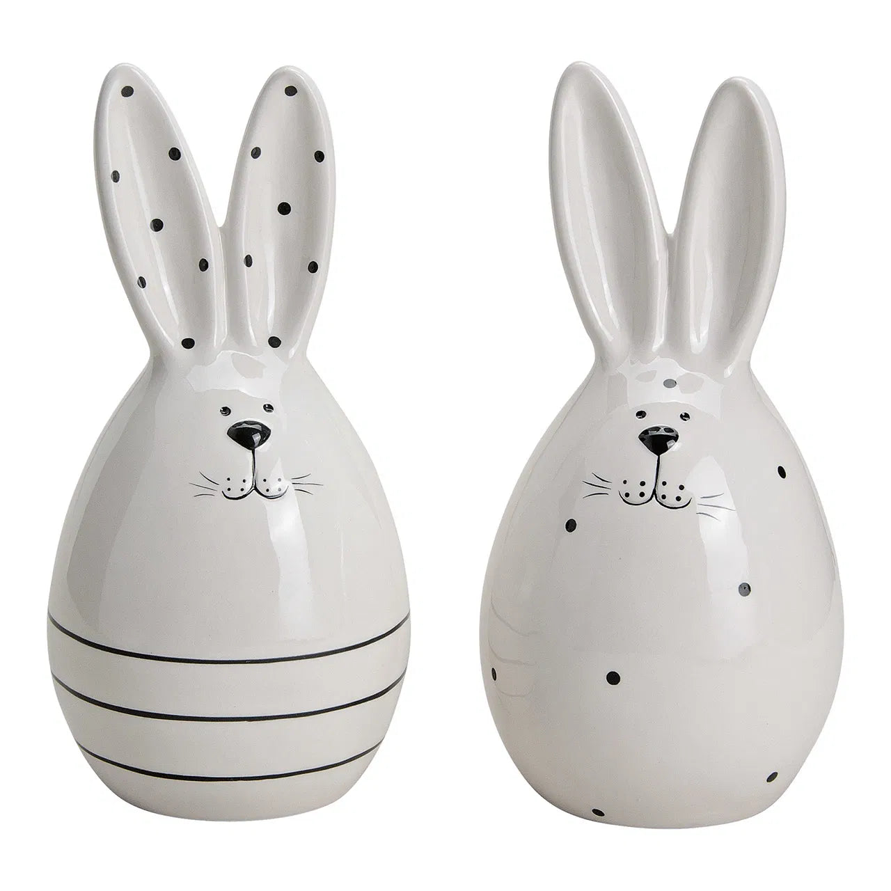 Coniglio Decorato 9x9x18 Cm 1 Pezzo