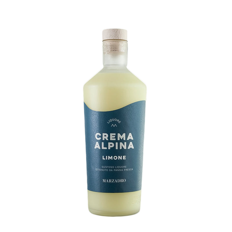 Crema Alpina Riviera Dei Limoni liquore al limone da 20 cl prodotto artigianale italiano - DeMatteis.it