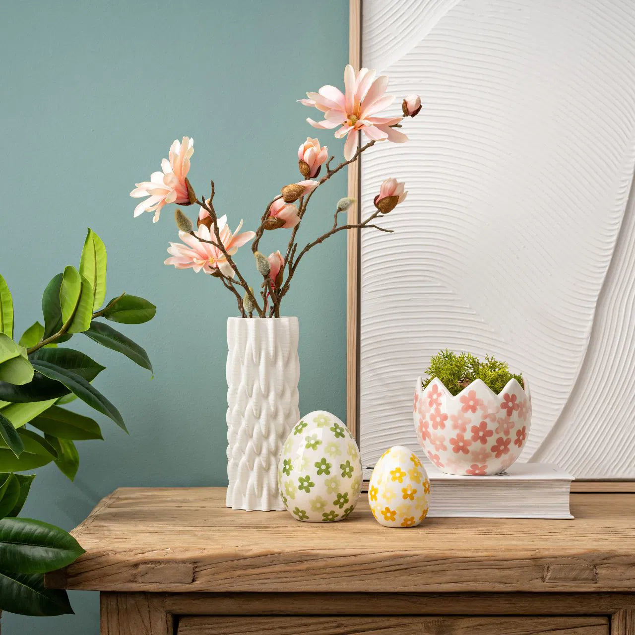 Vaso Portafiori Ceramica Colorato 12x11x12 Cm 1 Pezzo