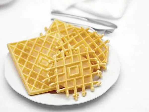 Ferro Ferratelle Cbe Manuale 1010200: Accessorio tradizionale in ferro battuto per preparare le tipiche ferratelle abruzzesi con motivo decorativo a rombi. | Dematteis.it