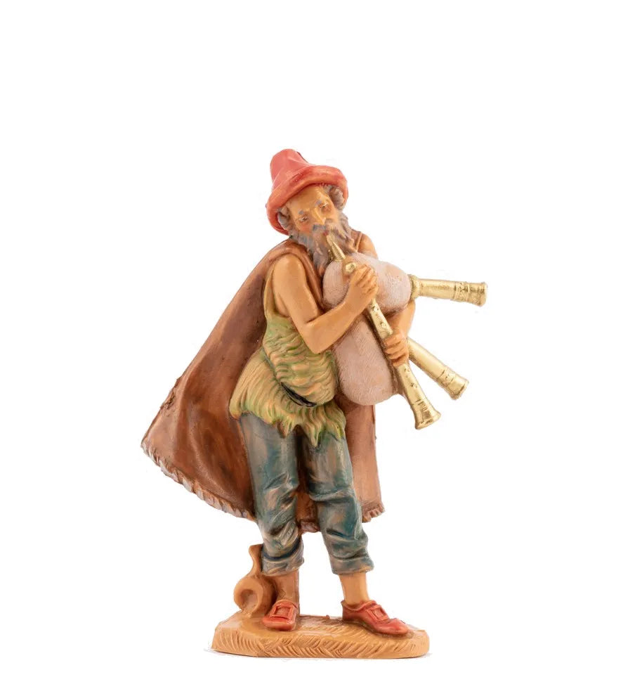 Pastore Con Zampogna 103 Presepe 10 Cm