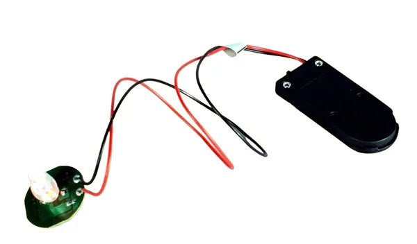 Effetto Fuoco 1 Led Tremolante a batteria per simulazione fiamma decorativa con circuito elettronico - DeMatteis.it