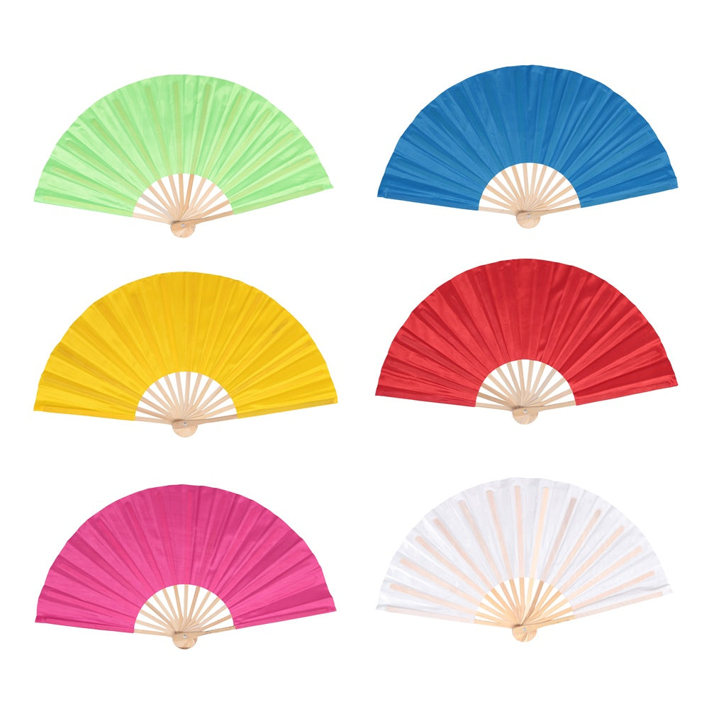 Ventaglio Bamboo Colorato 1 Pezzo