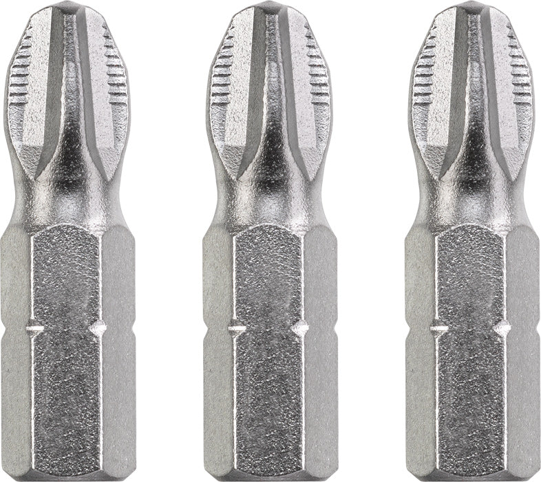 Bit Di Avv. Industrial Steel 3pz Ph3 25 Mm.