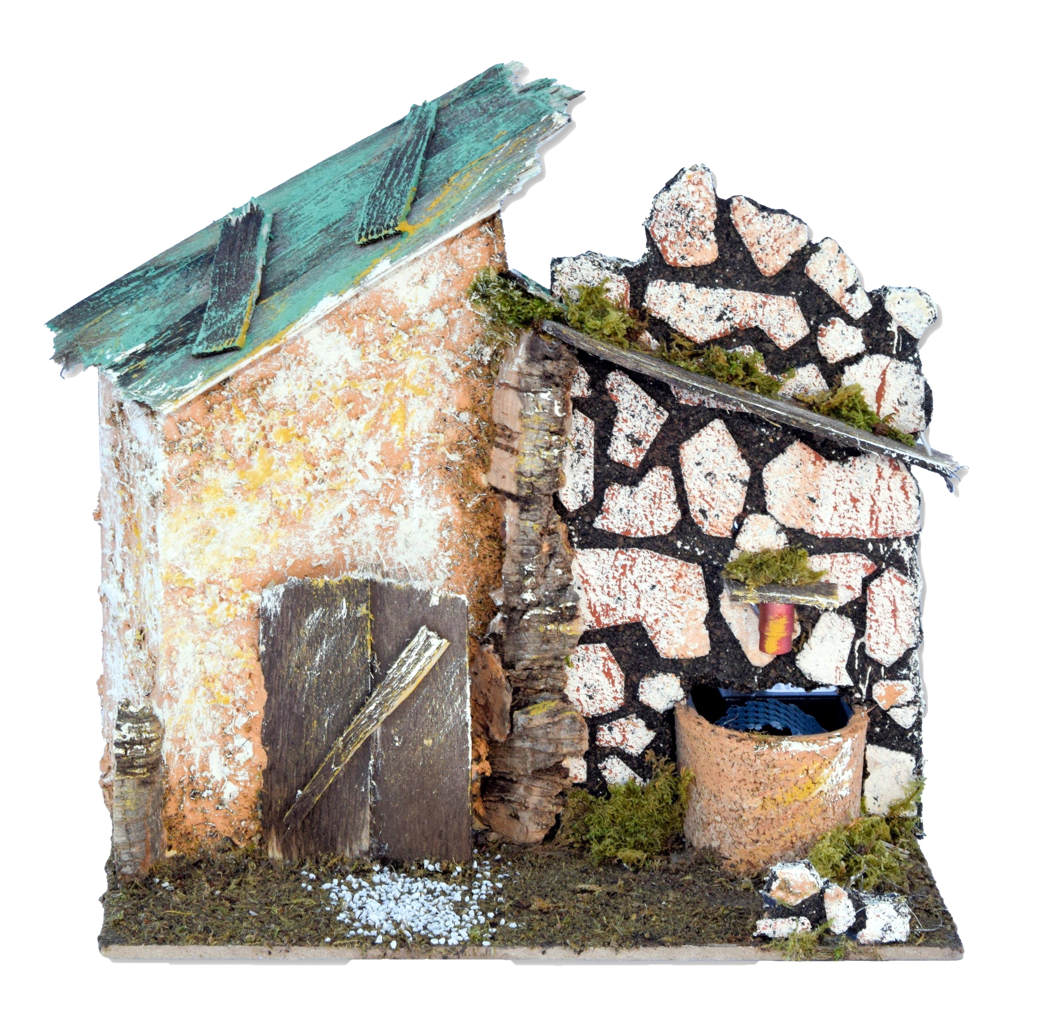 Fontana Presepe Con Pompa 20x14x19 Cm