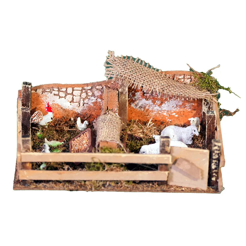 Recinto Pecore E Galline 20x14x8 Cm