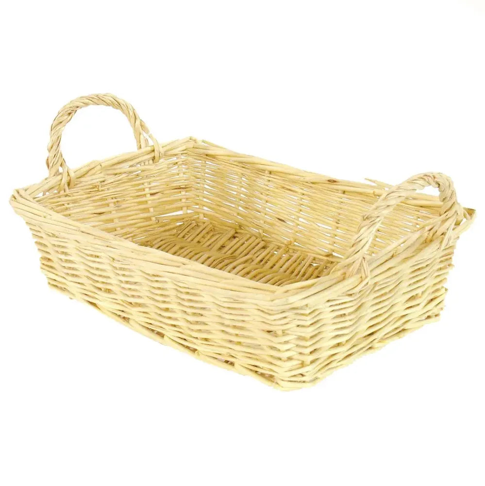 Cestino Vimini Naturale 34x22x13 Cm