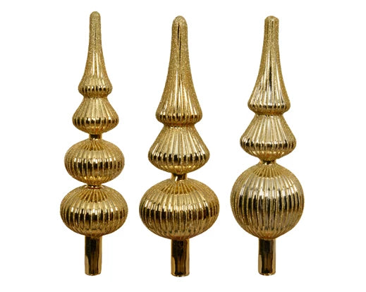 Puntale Albero Light Gold D 7x31 Cm 1 Pezzo