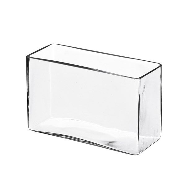 Vaso Rettangolare Vetro 25x10x15 Cm