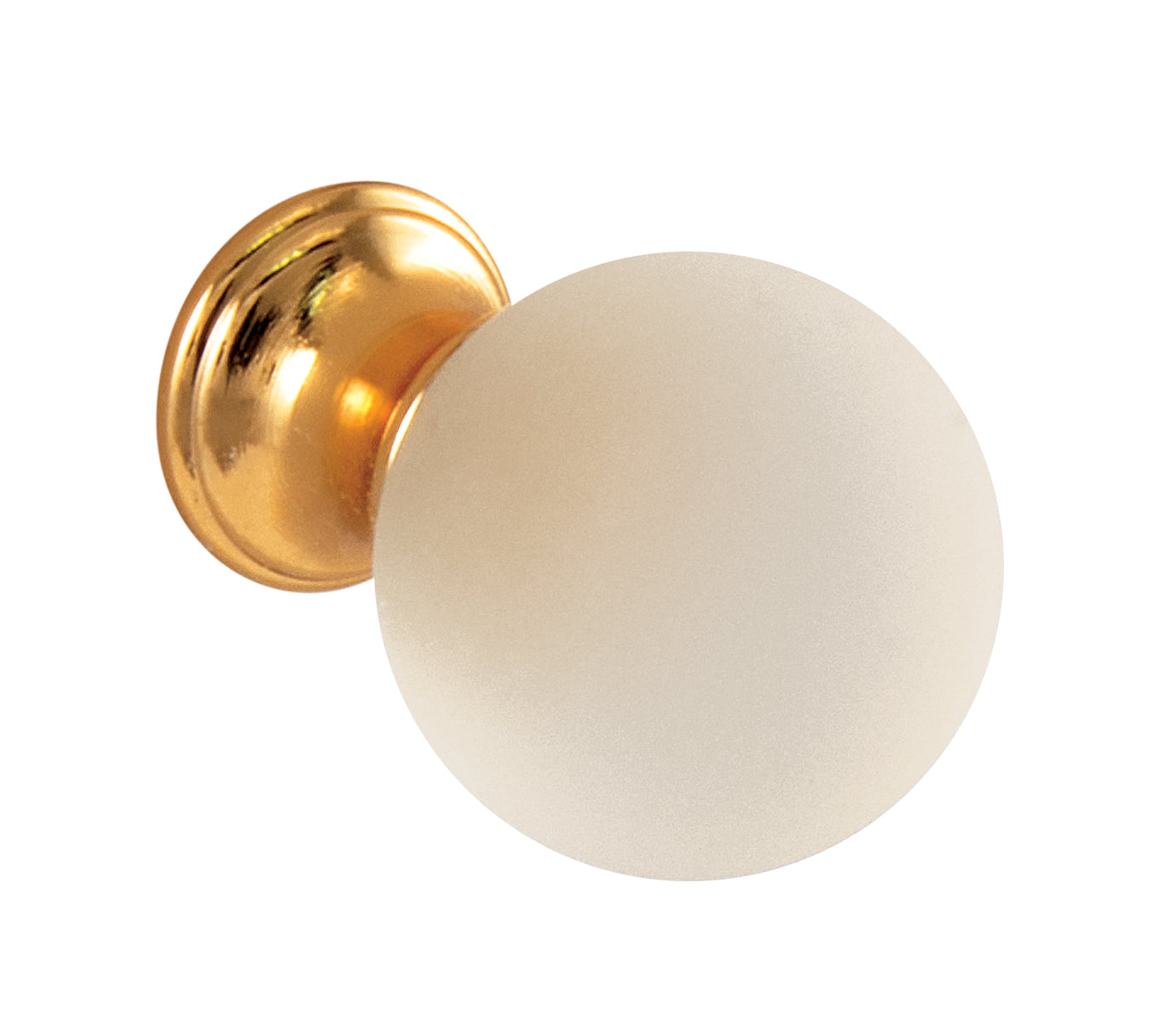 Pomolo Sfera D 25 Base Oro Mg26649