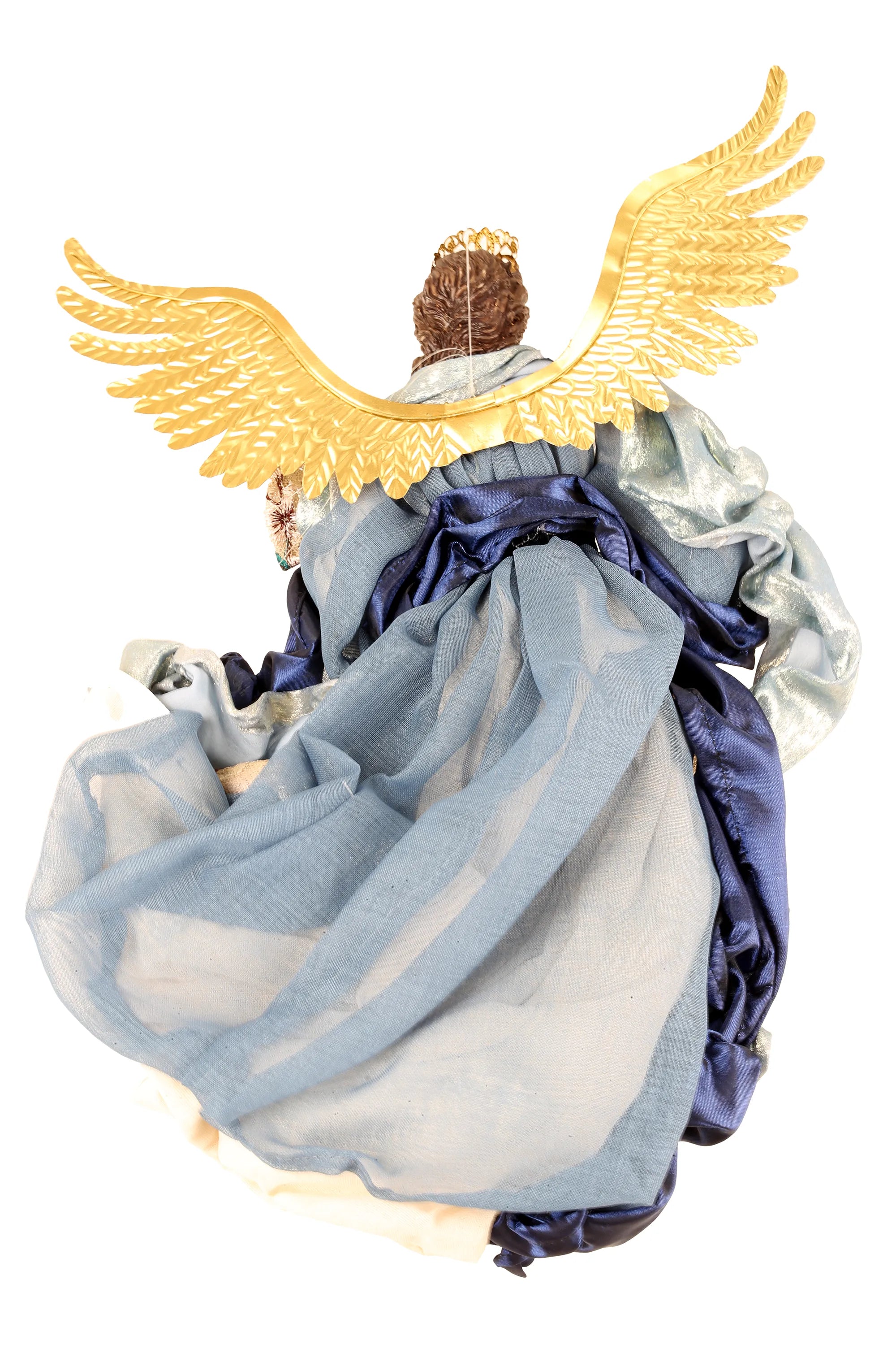 Angelo Con Violino Blu 45 Cm