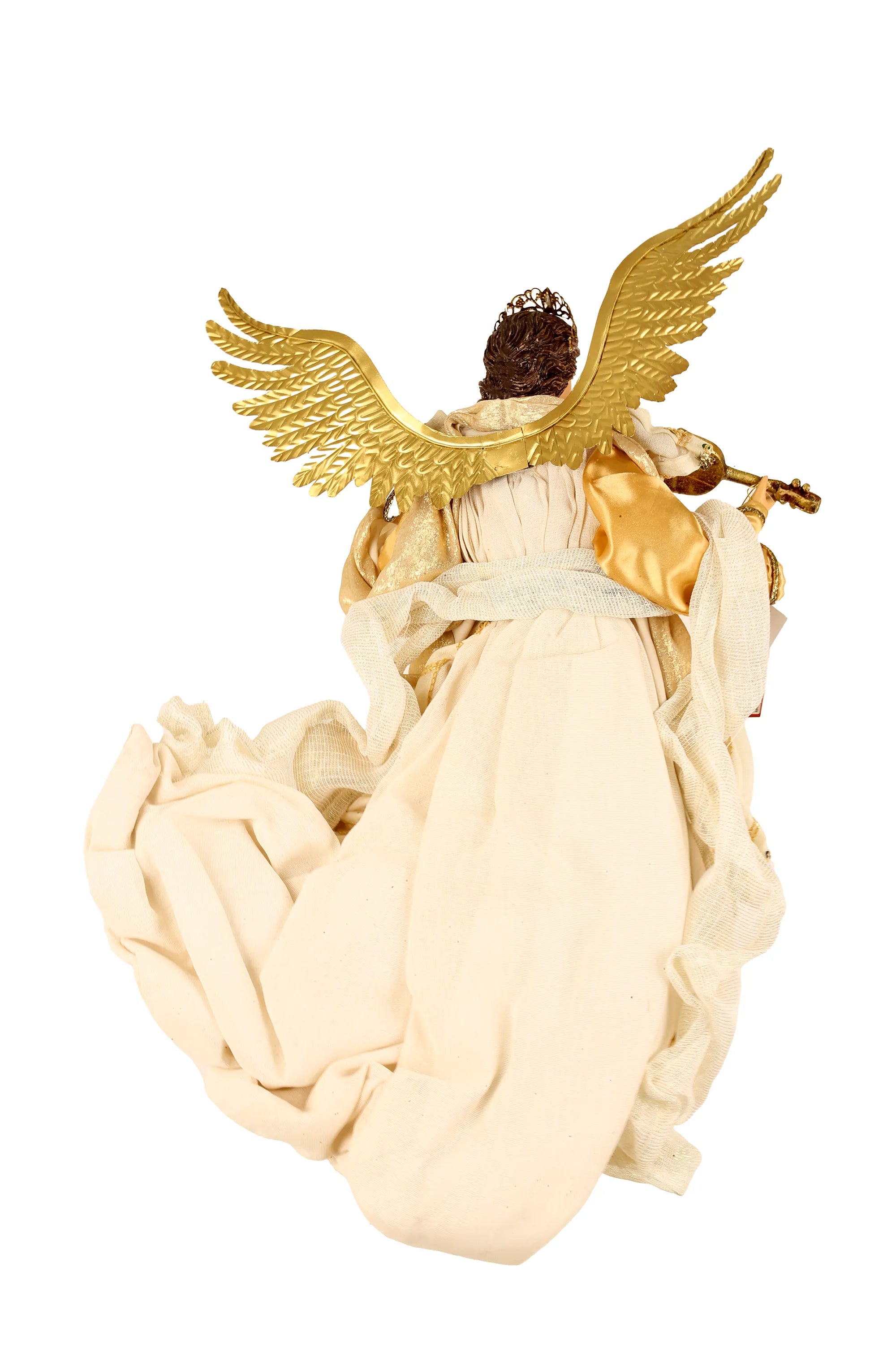 Angelo Con Violino Beige Oro 45 Cm