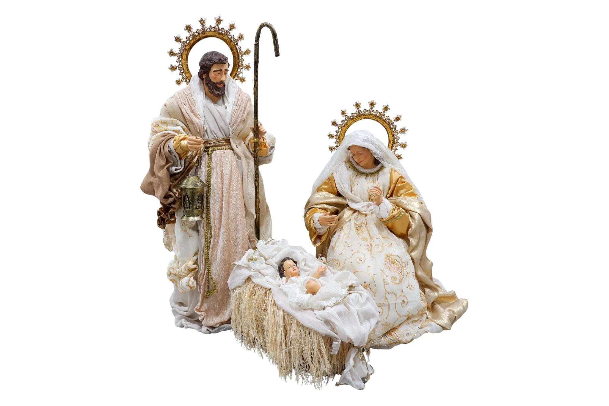 Nativita' 3 Pezzi Vestiti Beige Oro 108 Cm