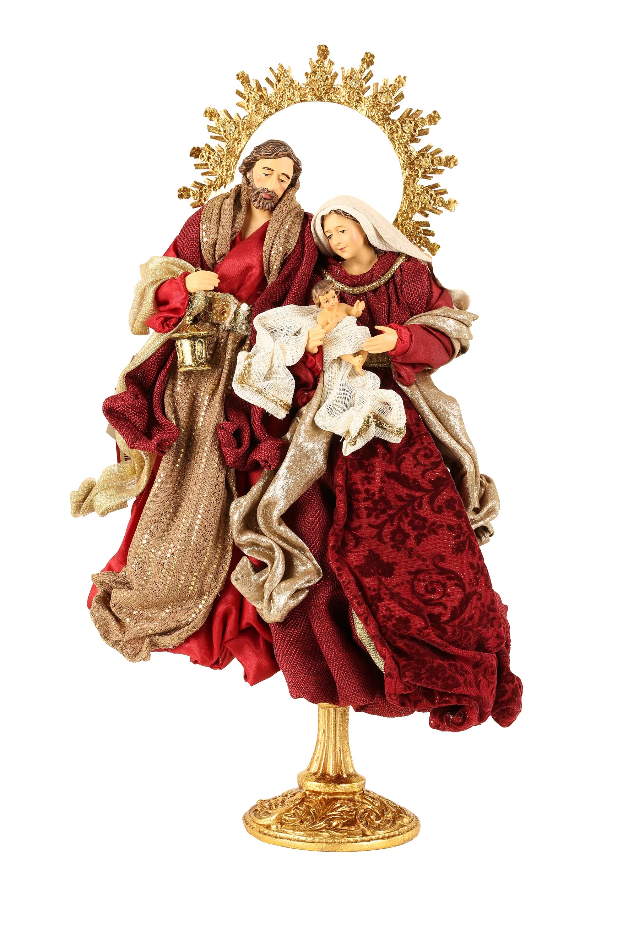 Nativita' Borgogna Su Base 50 Cm