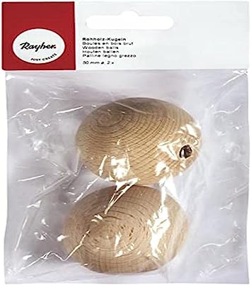 Sfere Legno D 50mm 2 Pz Rayher