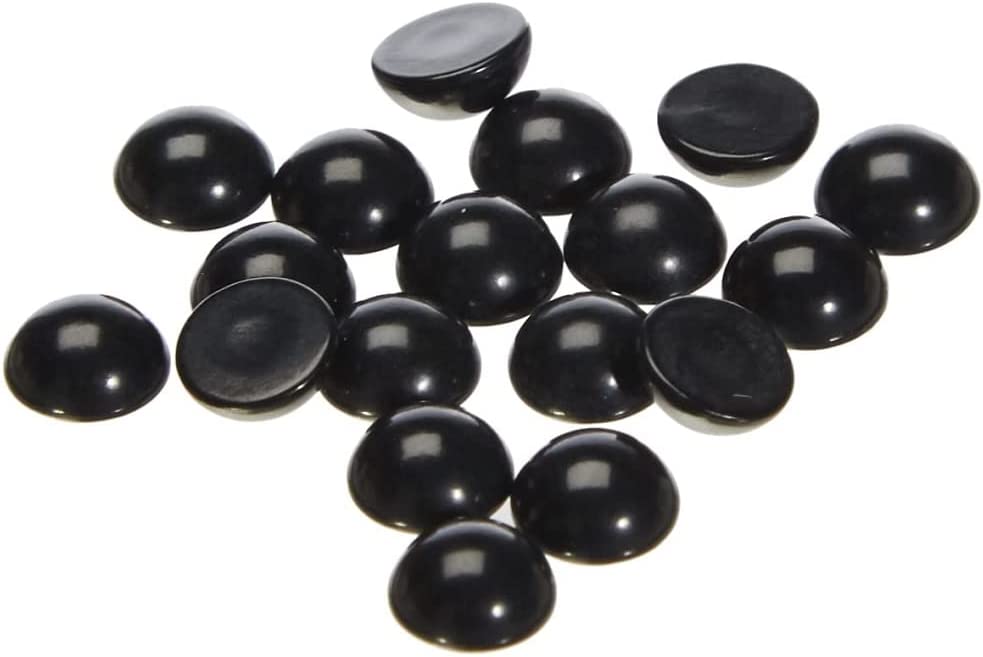 Occhi Semiperle Neri 6 Mm 20 Pz Rayher