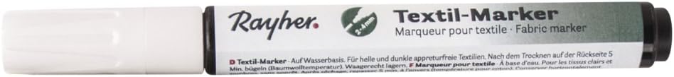Marker Textil Bianco Rayher