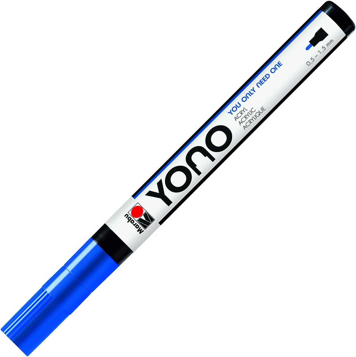 Pennaello Yono Marker Blu 0,5-1,5 Mm Marabu