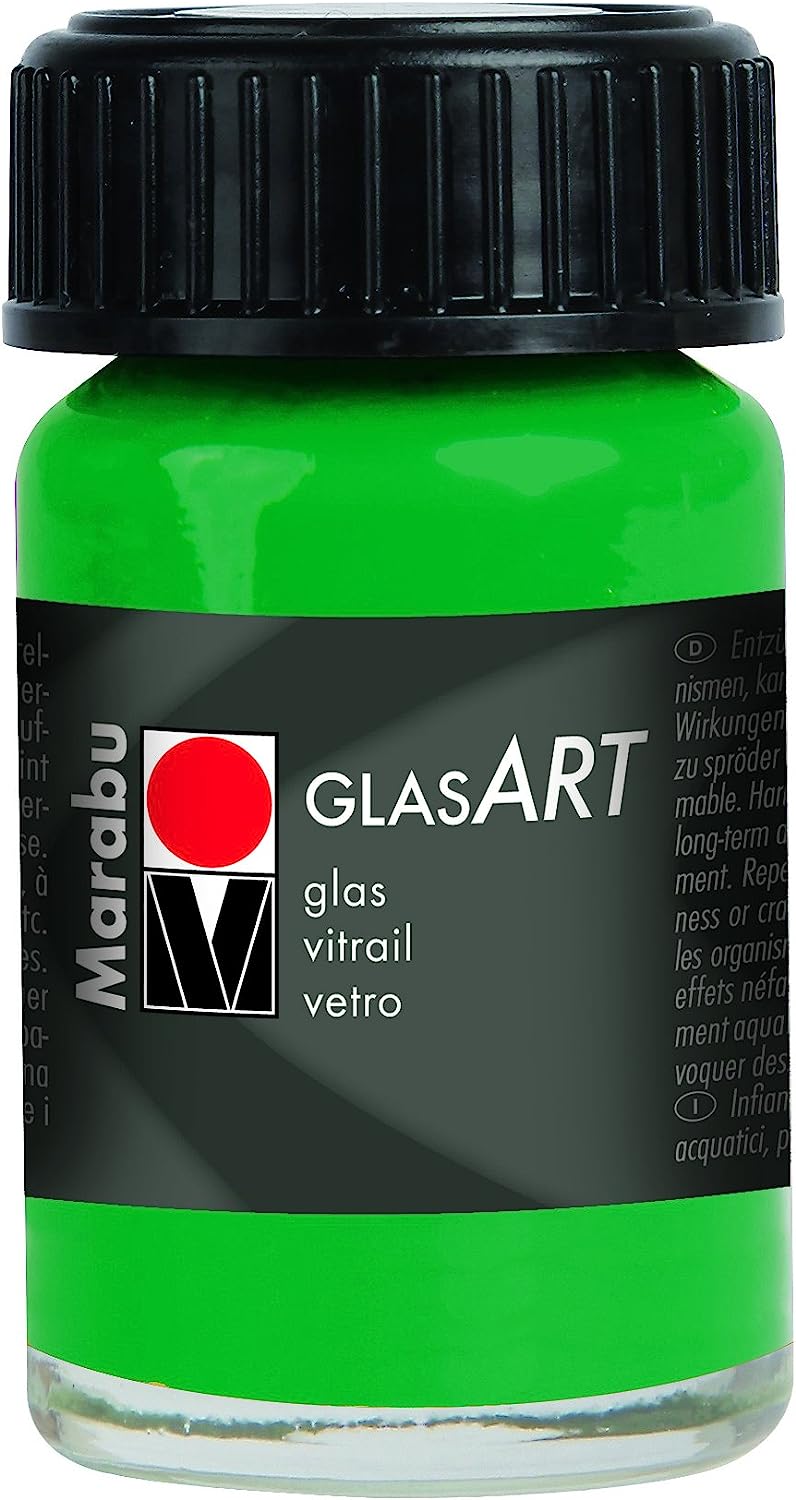 Colore Per Vetro Marabu 15 Ml Verde Scuro