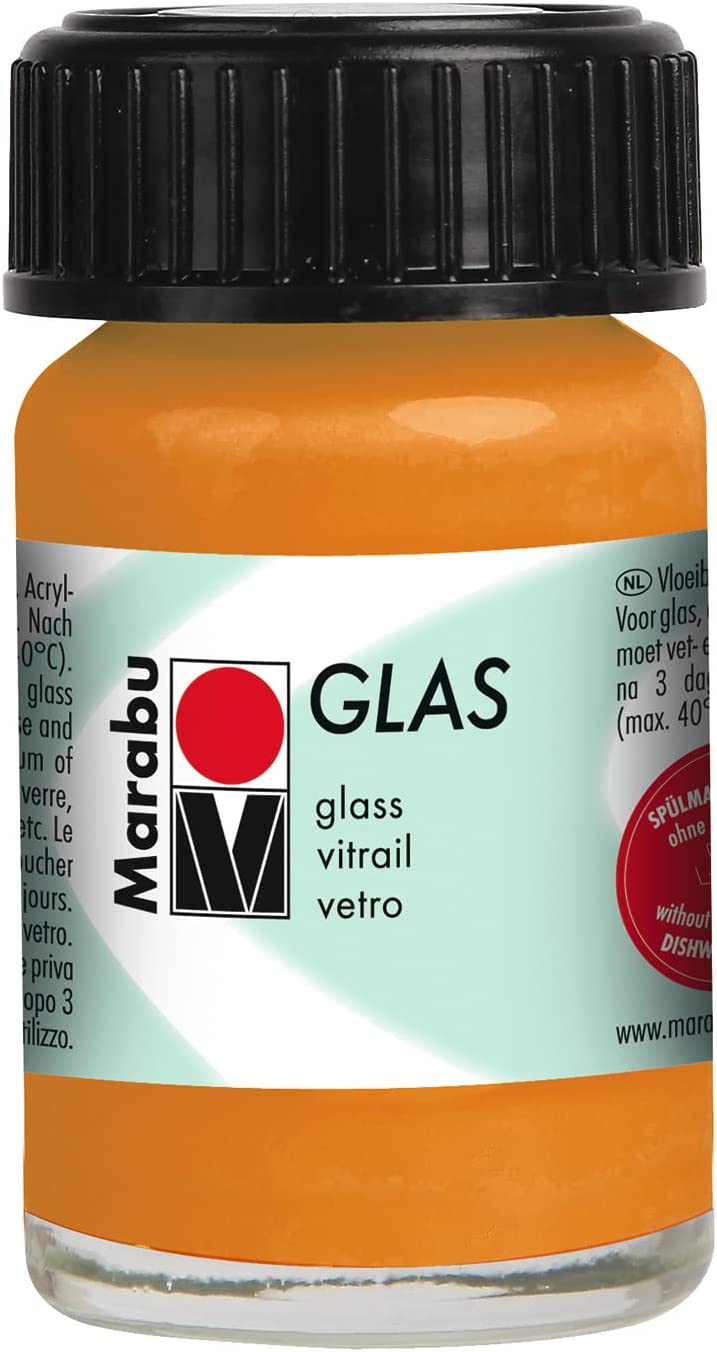 Colore Per Vetro Marabu 15 Ml Arancio