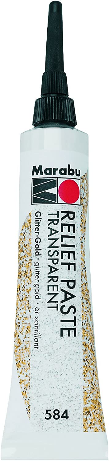 Pasta Contorno 20ml Glitter Oro 584 Marabu