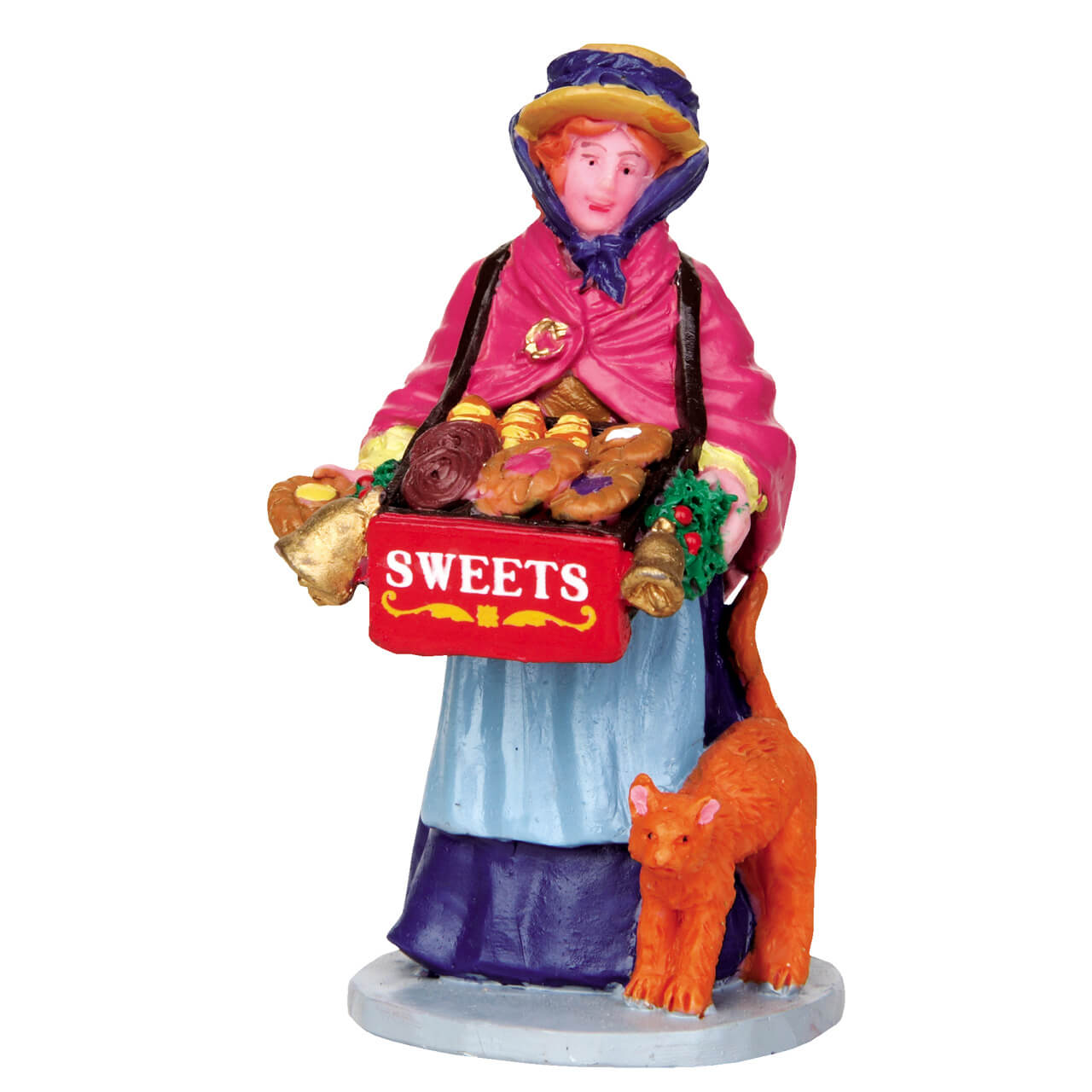 Sweet Seller Lemax figurina decorativa venditrice di dolci per villaggi natalizi - DeMatteis.it