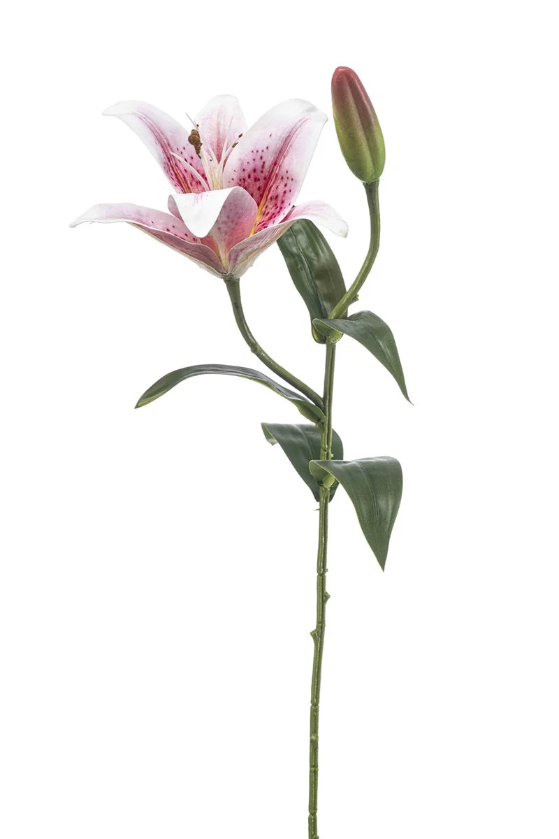 Giglio Finto Lt 56 Cm Rosa