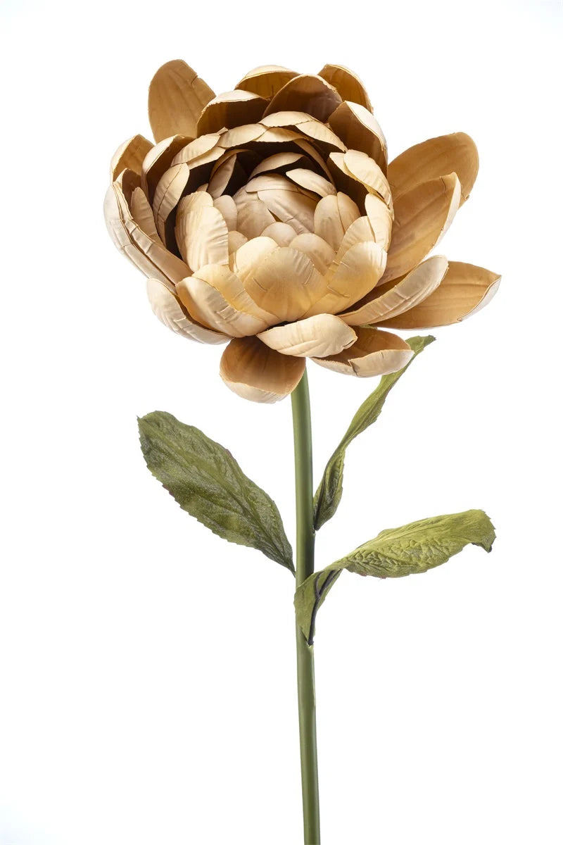 Fiore Loto Xl Beige Su Stelo 115 Cm