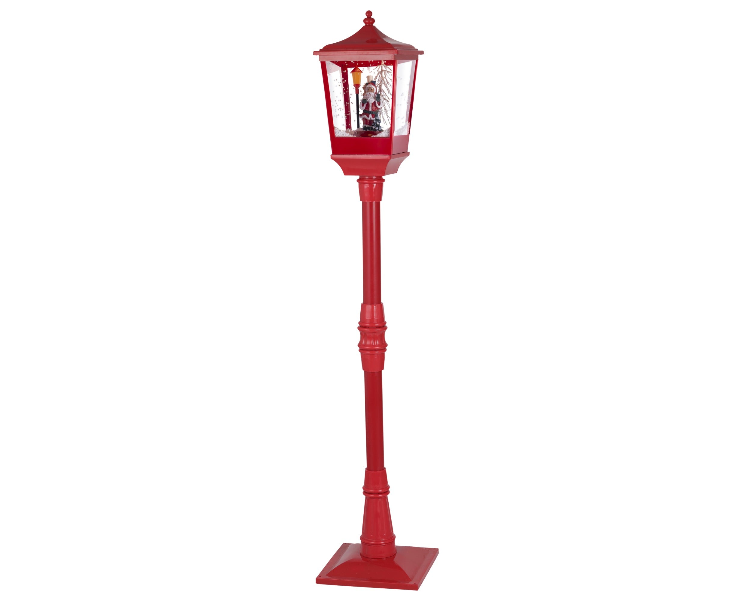 Lanterna Rossa 26x26x135 Cm