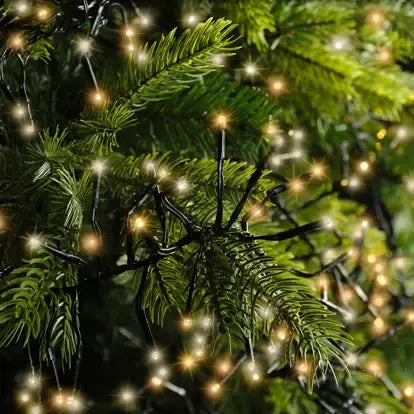 Luci Di Natale Cluster 1512 Led Classic Warm 13 M