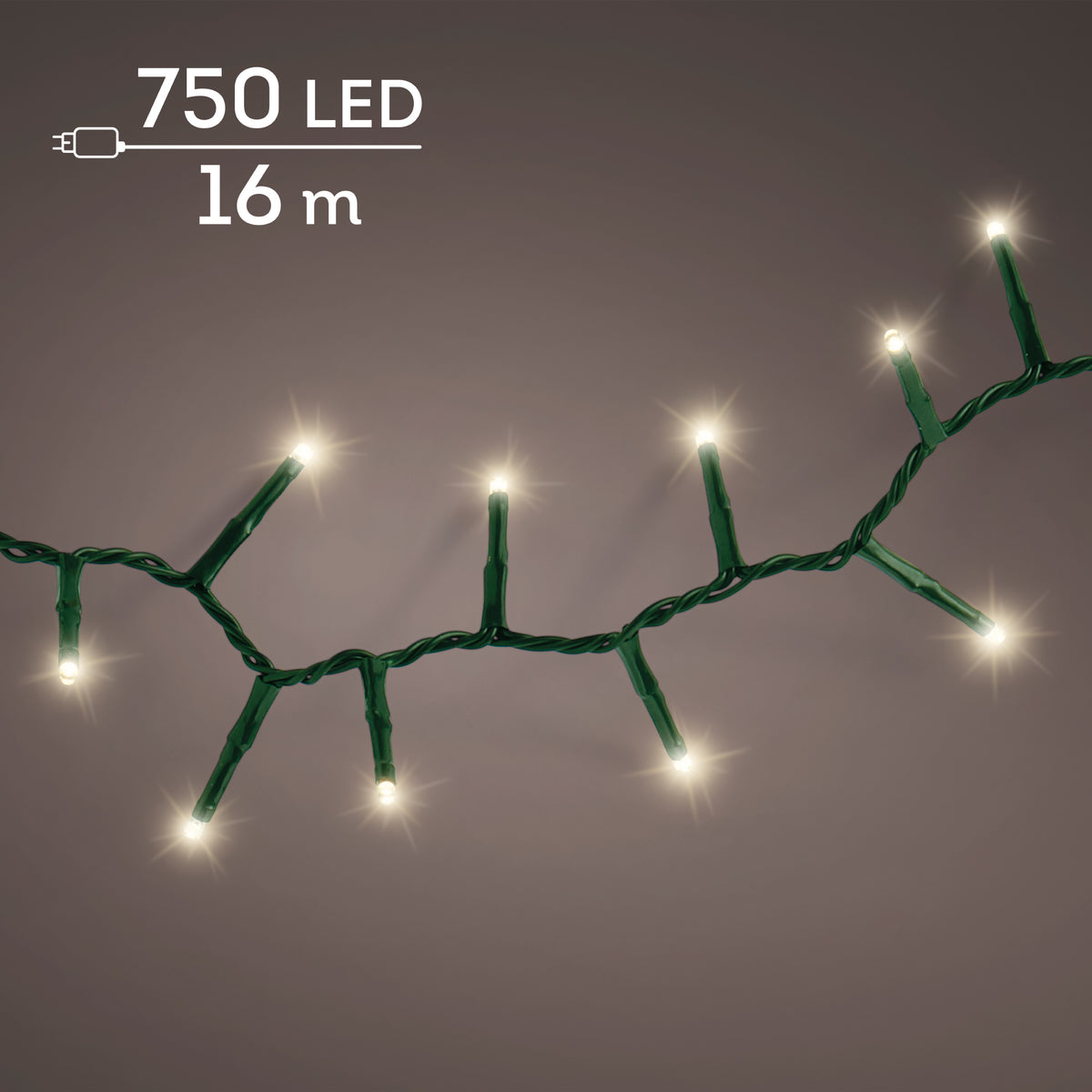 Luci Natale 750 Led Caldo Naturale