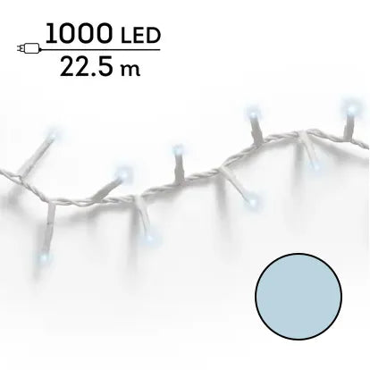Luci Natale 1000 Freddo Cavo Trasparente