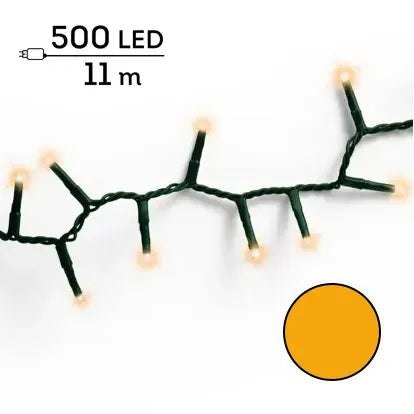 Luci Natale 500 Led Caldo Classico