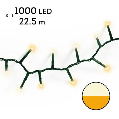 Luci Natale 1000 Led Caldo Naturale Caldo Classico
