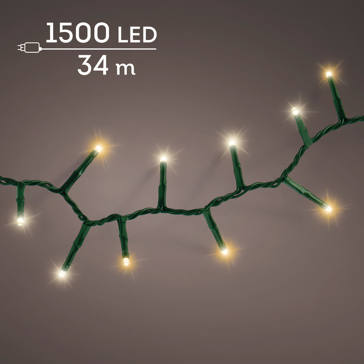 Luci Natale 1500 Led Caldo Naturale Caldo Classico