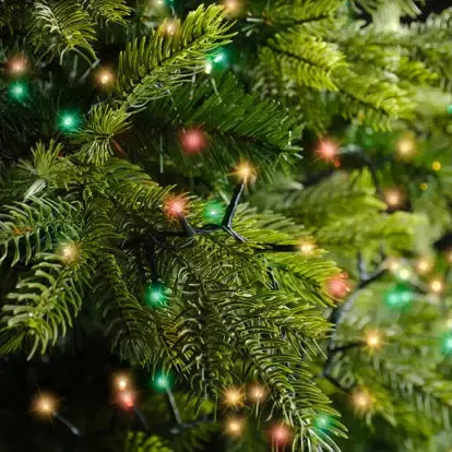 Luci Natale 1000 Led Caldo Naturale Rosso Verde