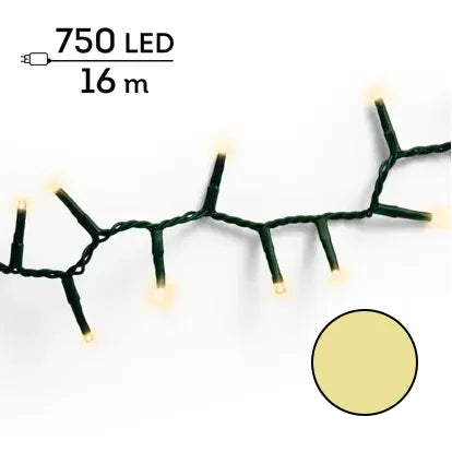 Luci Natale 750 Led Oro Soft
