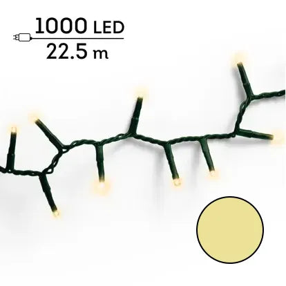 Luci Natale 1000 Led Oro Soft