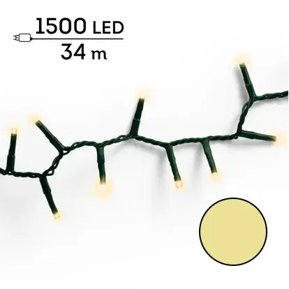 Luci Natale 1500 Led Oro Soft