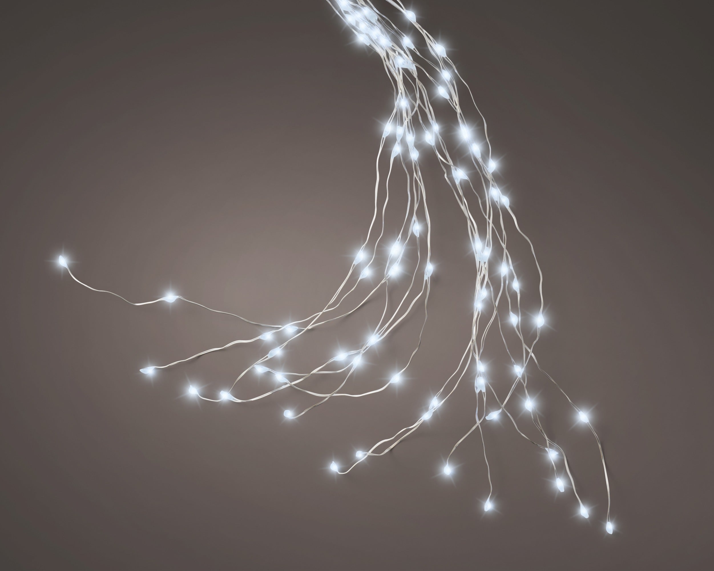 Luci Cascata 832 Micro Led Luce Fredda 240 Cm