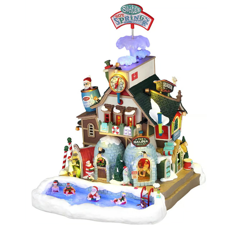 Santa's Hot Springs Oasis Lemax